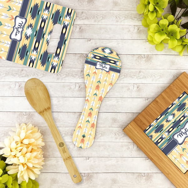 Tribal2 Spoon Rest Trivet - LIFESTYLE