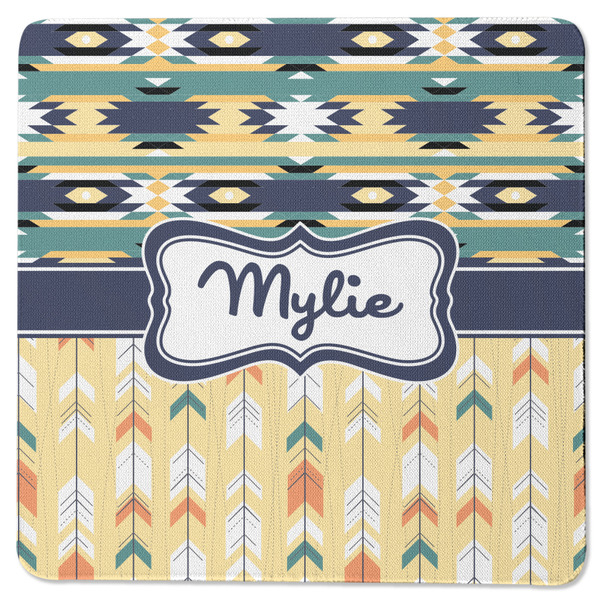 Tribal2 Square Coaster Rubber Back - Single