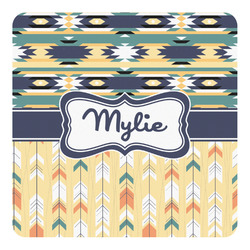 Tribal2 Square Decal - Medium (Personalized)