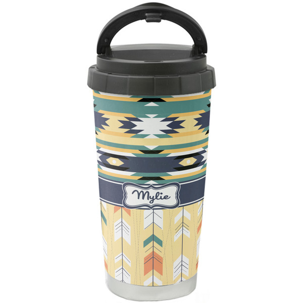 Custom Tribal2 Stainless Steel Coffee Tumbler (Personalized)