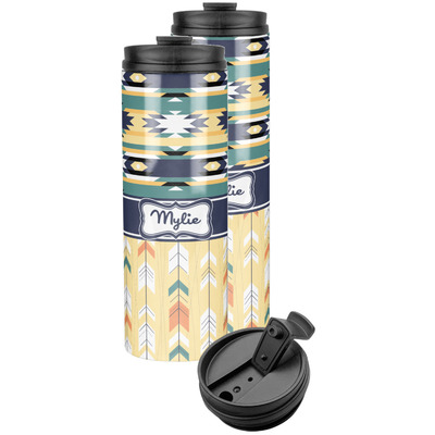 Tribal2 Stainless Steel Skinny Tumbler (Personalized)