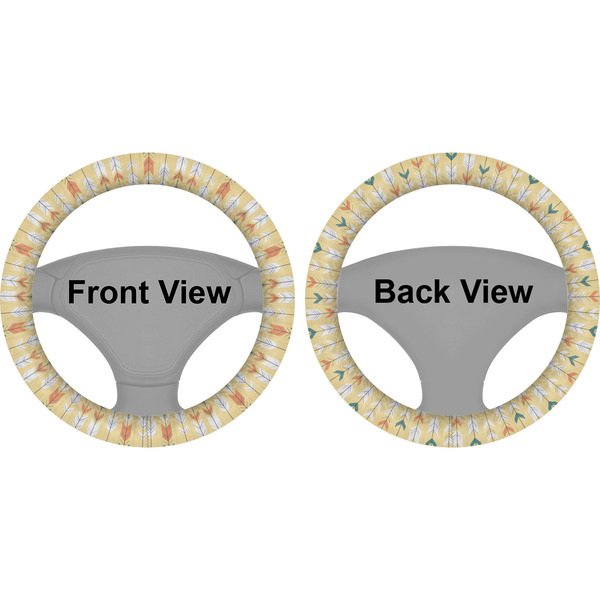 Tribal2 Steering Wheel Cover- Front and Back
