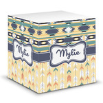 Tribal2 Sticky Note Cube (Personalized)
