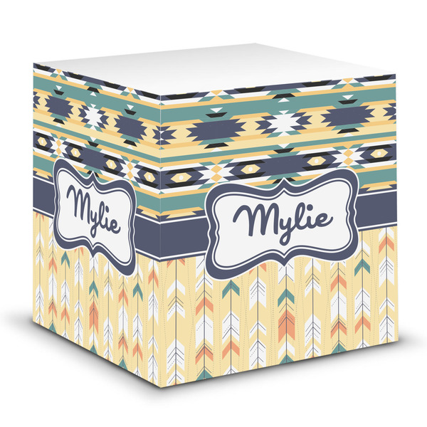 Custom Tribal2 Sticky Note Cube (Personalized)