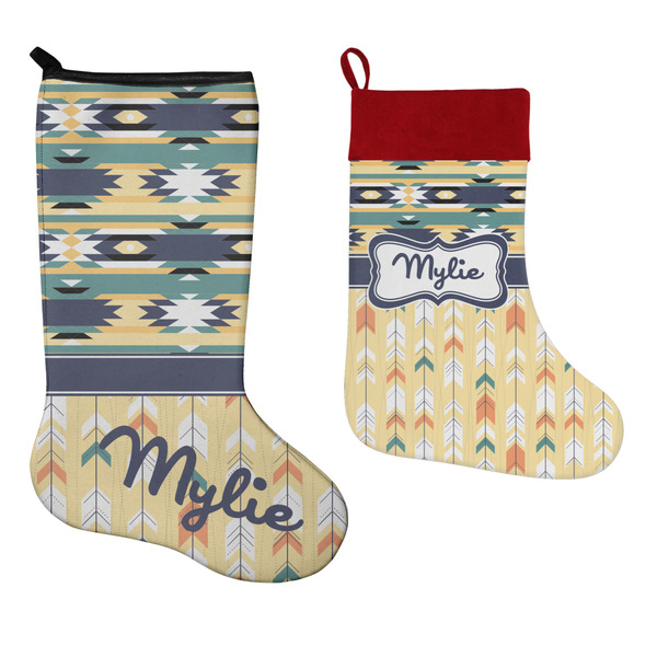 Tribal2 Stockings - Side by Side compare