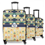 Tribal2 3 Piece Luggage Set - 20" Carry On, 24" Medium Checked, 28" Large Checked (Personalized)