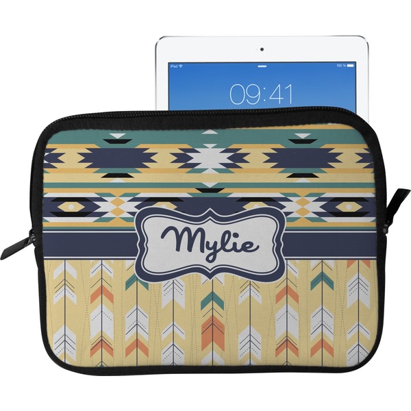 Custom Tribal2 Tablet Case / Sleeve - Large (Personalized)