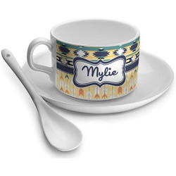 Tribal2 Tea Cup (Personalized)