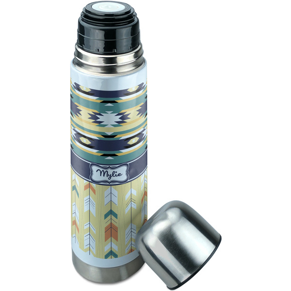 Tribal2 Thermos - Lid Off