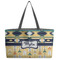 Tribal2 Tote w/Black Handles - Front View