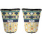 Tribal2 Trash Can Black - Front and Back - Apvl