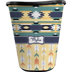 Tribal2 Waste Basket - Single Sided (Black) (Personalized)