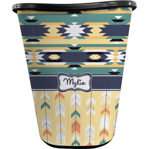 Tribal2 Trash Can Black
