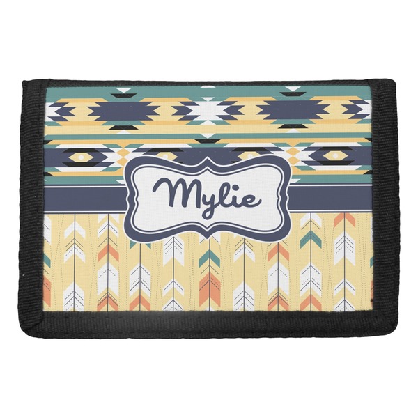 Custom Tribal2 Trifold Wallet (Personalized)