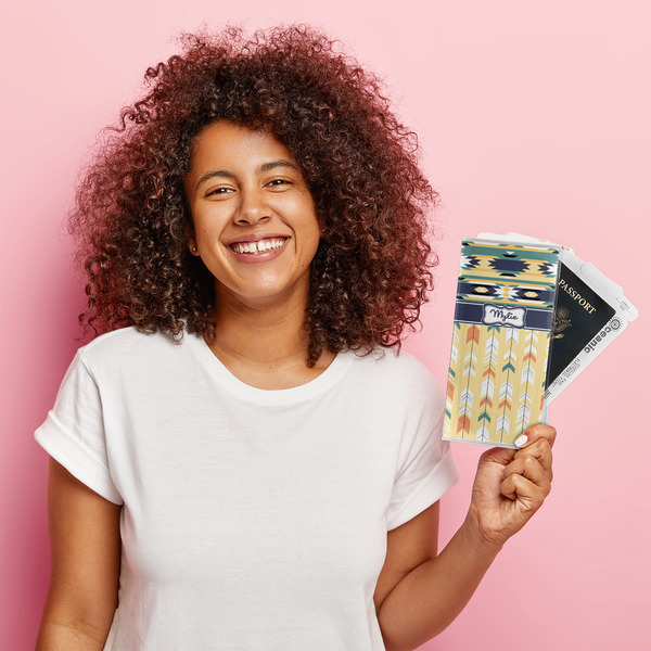 Tribal2 Vinyl Document Holder - LIFESTYLE