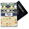 Tribal2 Vinyl Passport Holder (Personalized)