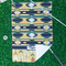 Tribal2 Waffle Weave Golf Towel - In Context