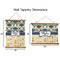 Tribal2 Wall Hanging Tapestries - Parent/Sizing