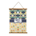 Tribal2 Wall Hanging Tapestry - Tall (Personalized)