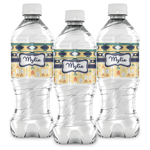 Tribal2 Water Bottle Labels - Front View