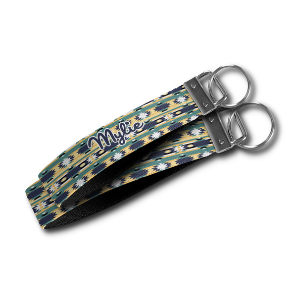 Tribal2 Webbing Keychain FOBs - Size Comparison