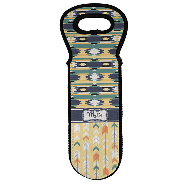 Custom Tribal2 Wine Tote Bag (Personalized)