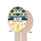 Tribal2 Wooden Food Pick - Oval - Single Sided - Front & Back
