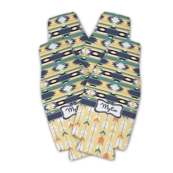 Tribal2 Zipper Bottle Cooler - Set of 4 - PARENT MAIN (flat)