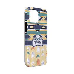 Tribal2 iPhone Case - Rubber Lined - iPhone 13 Mini (Personalized)