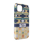 Tribal2 iPhone Case - Rubber Lined - iPhone 14 (Personalized)