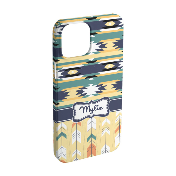 Custom Tribal2 iPhone Case - Plastic - iPhone 15 Pro (Personalized)