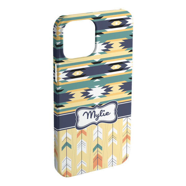 Custom Tribal2 iPhone Case - Plastic - iPhone 15 Pro Max (Personalized)