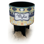 Tribal2 Black Beach Spiker Drink Holder (Personalized)