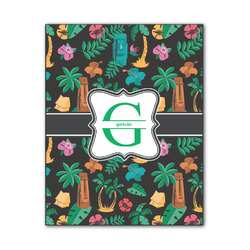 Hawaiian Masks Wood Print - 11x14 (Personalized)