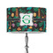Hawaiian Masks 12" Drum Lamp Shade - Poly-film (Personalized)