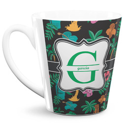 Hawaiian Masks 12 Oz Latte Mug (Personalized)