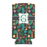 Hawaiian Masks Can Cooler (tall 12 oz) (Personalized)