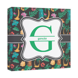 Hawaiian Masks Canvas Print - 12x12 (Personalized)