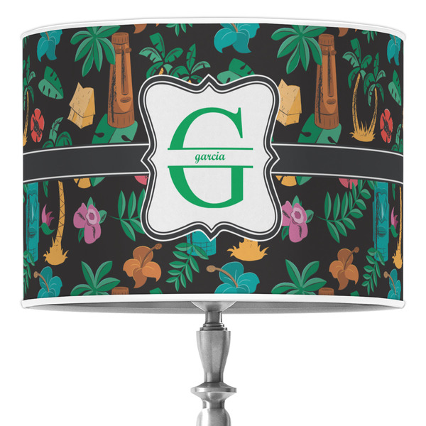Custom Hawaiian Masks Drum Lamp Shade (Personalized)