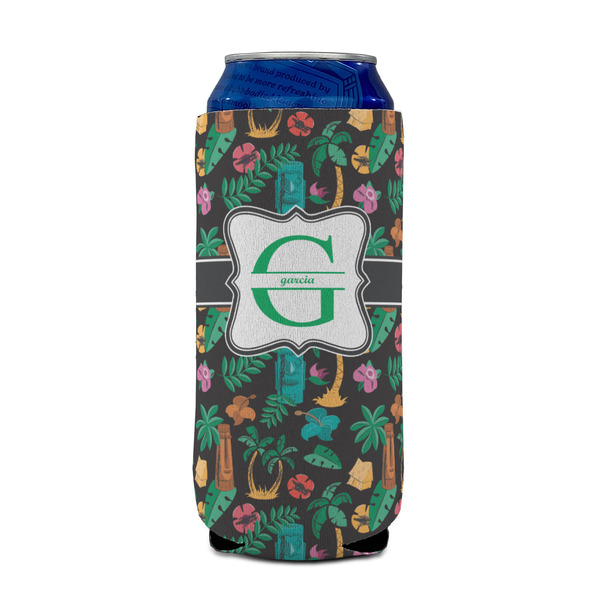 Hawaiian Masks 16oz Can Sleeve - FRONT (on can)