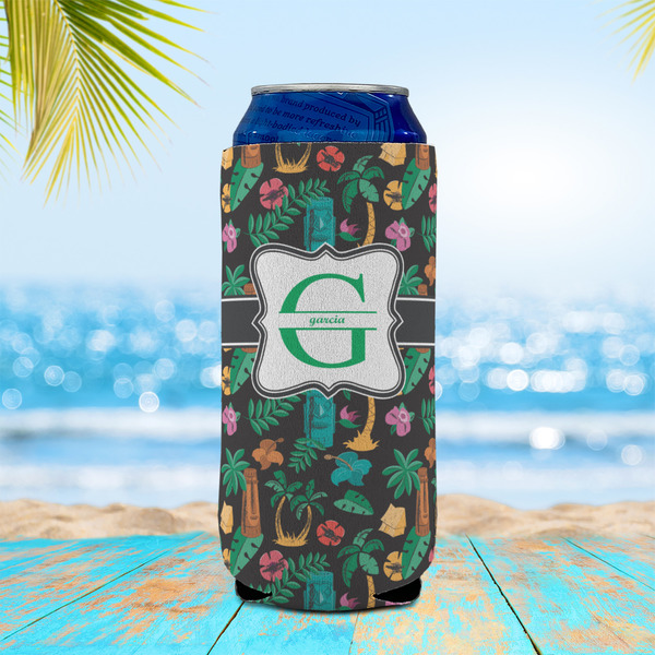 Hawaiian Masks 16oz Can Sleeve - LIFESTYLE