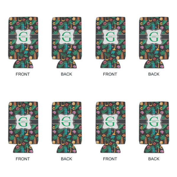 Hawaiian Masks 16oz Can Sleeve - Set of 4 - APPROVAL