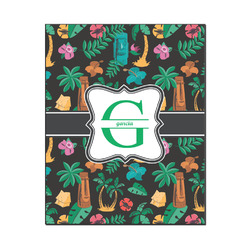 Hawaiian Masks Wood Print - 16x20 (Personalized)