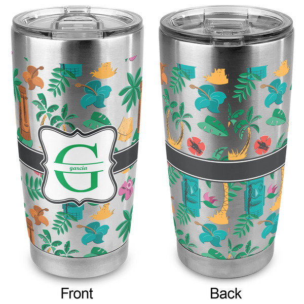 Hawaiian Masks 20oz SS Tumbler - Full Print - Approval