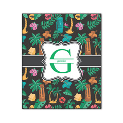 Hawaiian Masks Wood Print - 20x24 (Personalized)