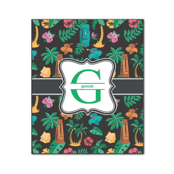 Hawaiian Masks 20x24 Wood Print - Front View