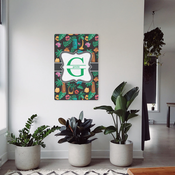 Hawaiian Masks 20x30 - Canvas Print - In Context