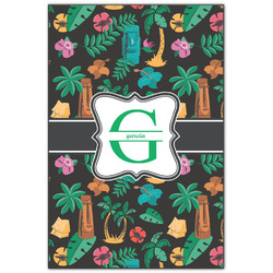 Hawaiian Masks Wood Print - 20x30 (Personalized)