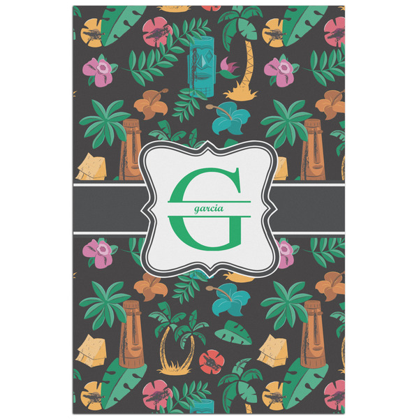 Custom Hawaiian Masks Poster - Matte - 24x36 (Personalized)