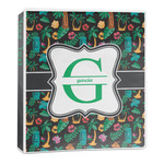 Hawaiian Masks 3-Ring Binder - 1 inch (Personalized)